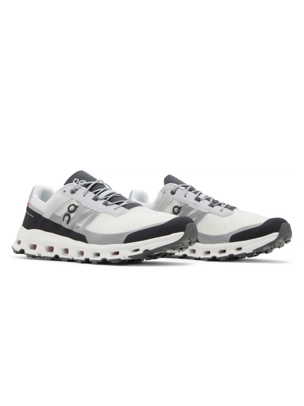 On Running Clousvista White and Grey Trail Sneakers